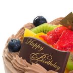 フレッシュフルーツ乗せ生チョコクリームショートケーキ 7号 21cm choco-7 4