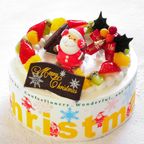 クリスマスケーキ フレッシュフルーツ乗せ生クリームショートケーキ 5号 15cm cream-5-xmas クリスマス2025 2