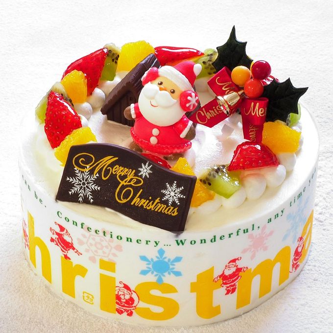 クリスマスケーキ フレッシュフルーツ乗せ生クリームショートケーキ 5号 15cm cream-5-xmas クリスマス2025 2
