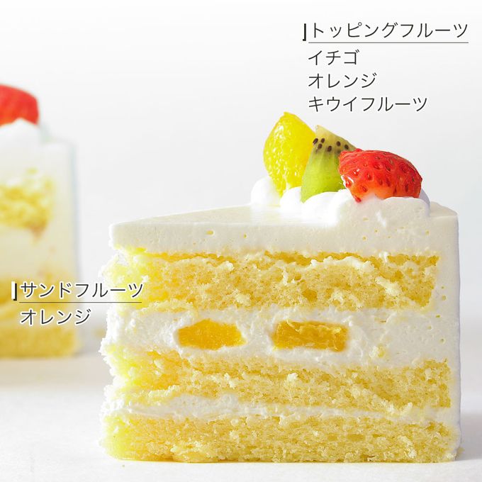 こどもの日ケーキ フレッシュ生クリームのデコレーションケーキ 7号 21cm cream-7-ko 4
