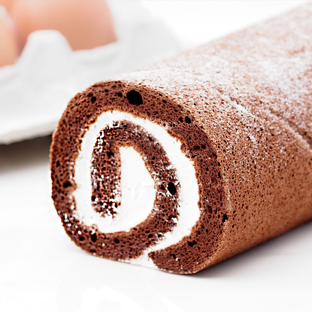 プレミアムショコラロールケーキ 6.5×8.5×16cm roll-choco（CAKE