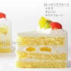 アレルギー対応 卵不使用 デコスタすみっコぐらし 生クリーム 5号 15cm ds-sumi-cream-5-noegg 7