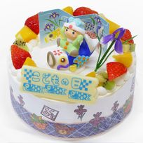 こどもの日ケーキ フレッシュ生クリームのデコレーションケーキ 7号 21cm cream-7-ko 