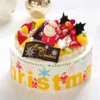 クリスマスケーキ フレッシュフルーツ乗せ生クリームショートケーキ 5号 15cm cream-5-xmas クリスマス2025 1