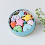 ★カラフルで可愛い★アイシングクッキー＆ザクザククッキー缶 4
