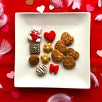 完売しました★～真っ白テディVer～バレンタイン缶★カラフルで可愛いアイシングクッキー＆ザクザククッキー 3