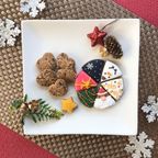 【2022年新作】★カラフルで可愛い(クリスマスver)★アイシングクッキー＆ザクザククッキー缶  2