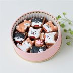 柴犬ver★カラフルで可愛い★アイシングクッキー＆ザクザククッキー缶 4
