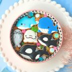 海獣ver★カラフルで可愛い★アイシングクッキー＆ザクザククッキー缶 1