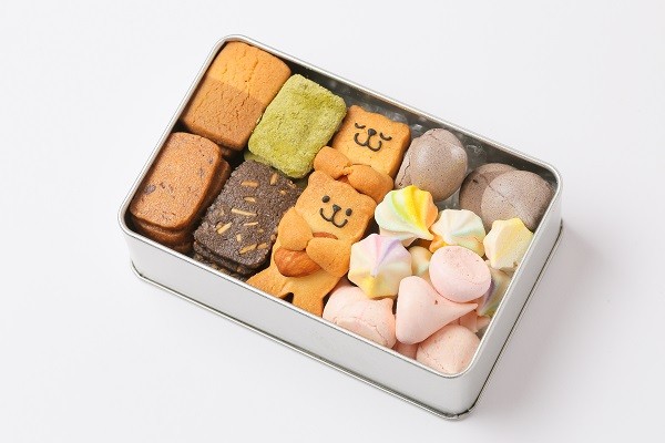 お菓子の宝石箱・くま缶(小) クッキー、メレンゲ、焼き菓子 2