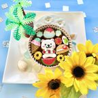 ★シロクマくんの夏休み缶★カラフルで可愛いアイシングクッキー＆ザクザククッキー 1