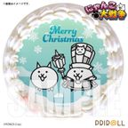 【限定キラキラ缶バッジ付き】Xmasプリケーキ2025（ねこ僧侶＆ネコ）【特典缶バッジ付き】[にゃんこ大戦争]5号 15cm 1