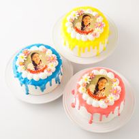 【推し活するならコレ！】ソースの色が12色から選べる！自分で仕上げる写真ケーキ 5号サイズ