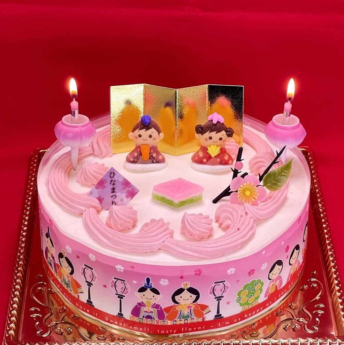 ひな祭りケーキ6号 1