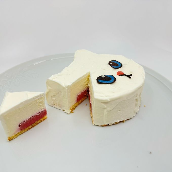 白ねこちゃん（レアチーズ＆ベリー）ムースケーキ 4