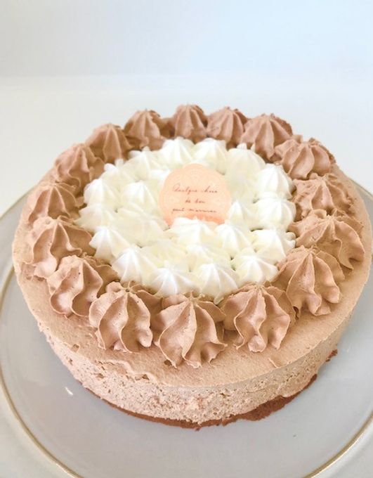 ★夢のアイシングクッキーのチョコケーキ{くま}★【卵・乳・小麦・アーモンド不使用 】4号 12cm 4