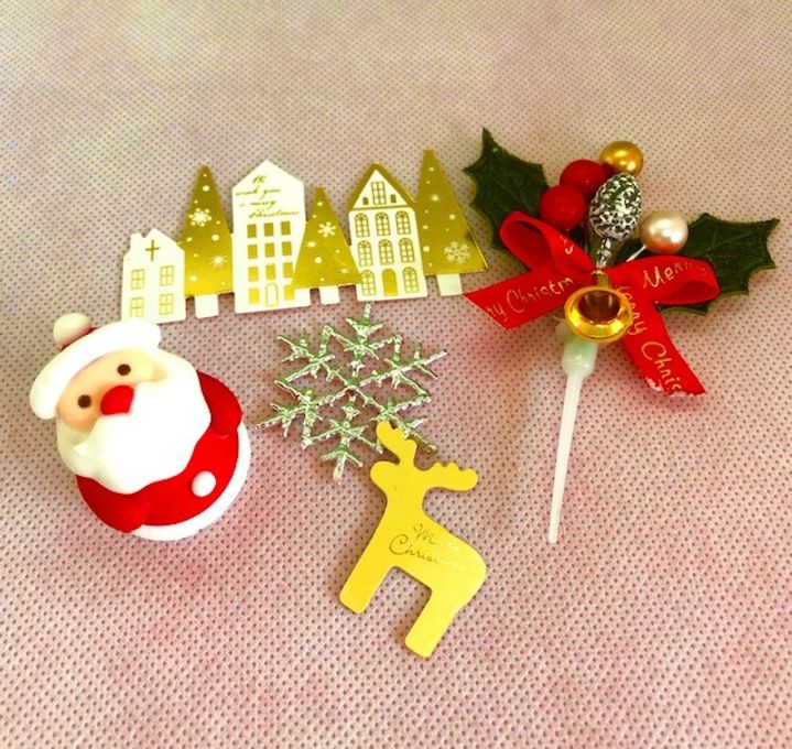 ★サンタさんへ★ 米粉の白いクリスマス 4号 (12cm)[卵、乳、小麦不使用]クリスマス2025 5