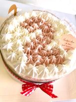 卵、乳、小麦除去 米粉の白いナンバーケーキ（ご希望のナンバーでおつくりいたします） 5号
