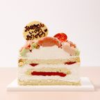 【卵、乳、小麦、アーモンド不使用】カーネーションの白いケーキ 4号 12cm  4
