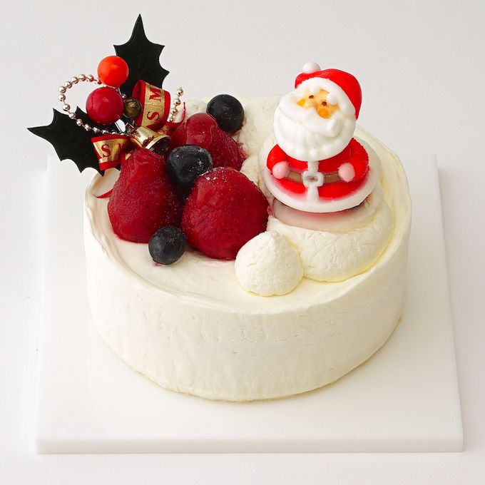 乳幼児向クリスマスヨーグルトクリームケーキ 4号 12cm クリスマス2024 3