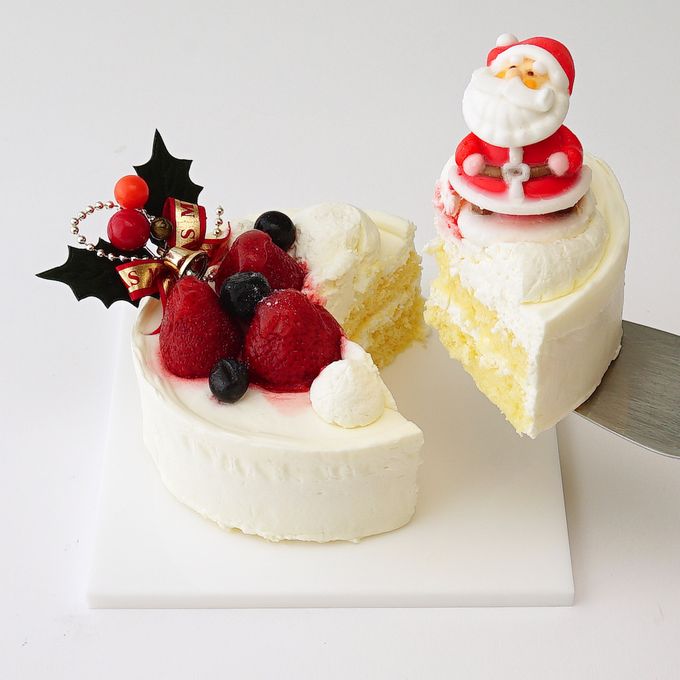 乳幼児向クリスマスヨーグルトクリームケーキ 4号 12cm クリスマス2024 5