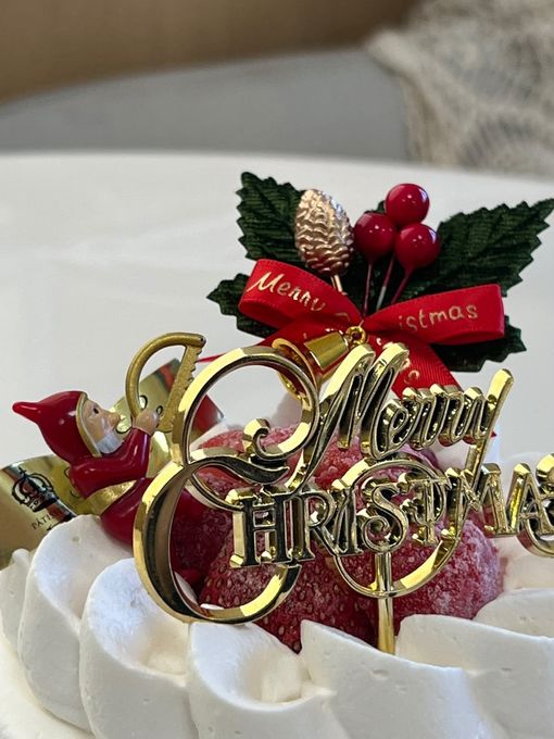 クリスマスいちごのデコレーションケーキ 4号 12cm クリスマス2026 3