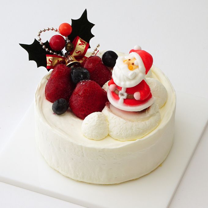 乳幼児向クリスマスヨーグルトクリームケーキ 4号 12cm クリスマス2024 2