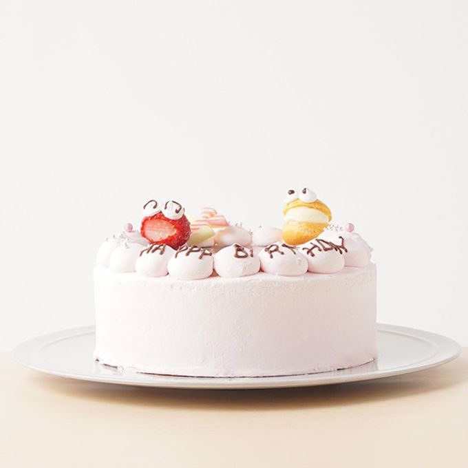 お祝いのケーキに写真を添えて(^O^)／ フォト 写真 苺クリームケーキ 5号 3
