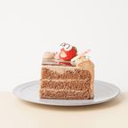 お祝いのケーキに写真を添えて(^O^)／ フォト 写真 チョコレートケーキ 5号 5