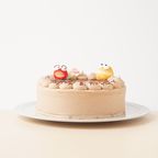 お祝いのケーキに写真を添えて(^O^)／ フォト 写真 チョコレートケーキ 5号 3