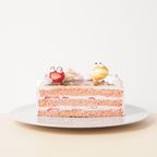 お祝いのケーキに写真を添えて(^O^)／ フォト 写真 苺クリームケーキ 5号 4