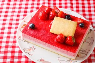 低糖質ケーキ 砂糖不使用！ 苺ココナッツ 13.5×11cm 4.5号 