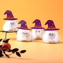 子供喜ぶ！可愛い おばけ大福 ハロウィンギフト 4個 ハロウィン2025