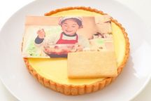 写真ケーキ 贅沢チーズタルト 6号 18cm 2