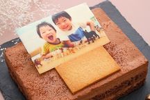 低糖質ケーキ 砂糖不使用！ 写真ケーキ ムースショコラ 13.5×11cm 4.5号  4