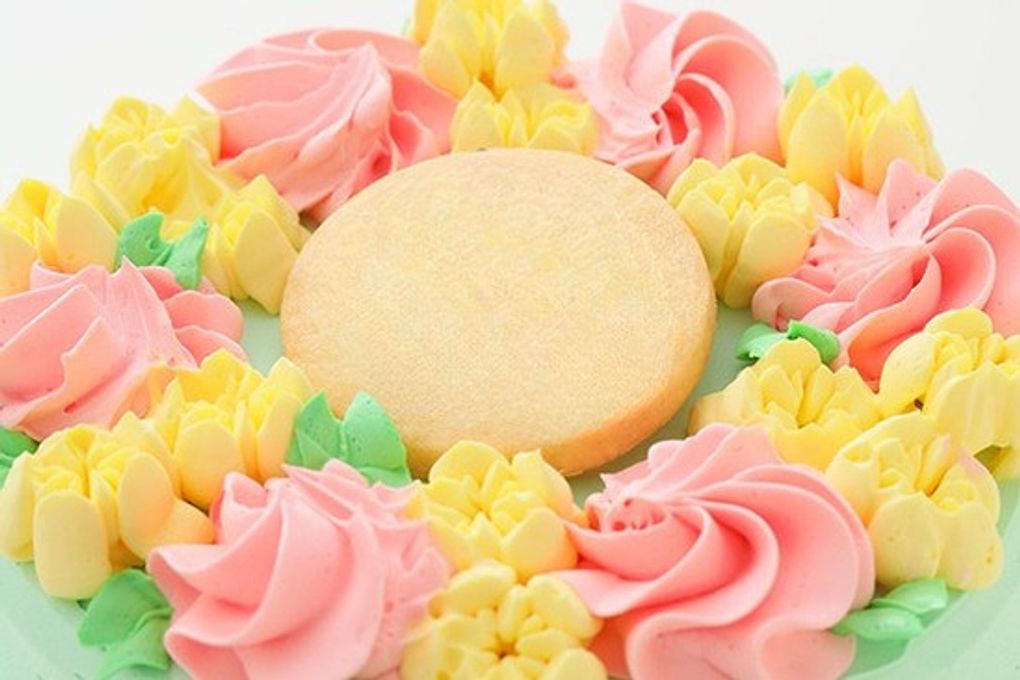 お花畑デコレーション バタークリームケーキ 5号 15cm 5
