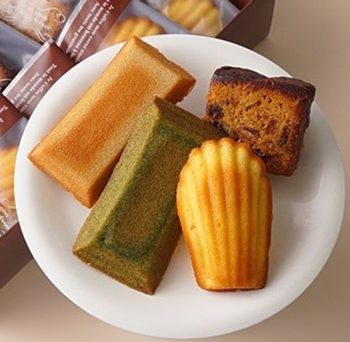 しっとり焼菓子ギフト（マドレーヌ/フィナンシェ/抹茶フィナンシェ/フルーツパウンド・各5） お中元2025 3