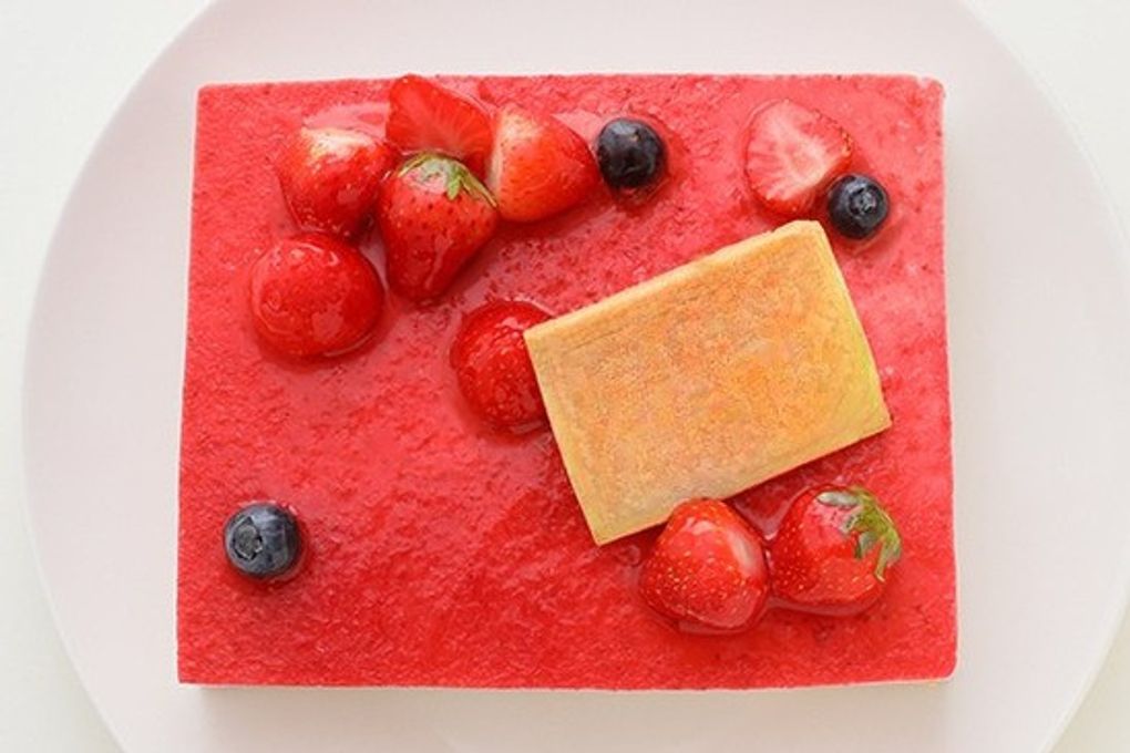 低糖質ケーキ 砂糖不使用！ 苺ココナッツ 13.5×11cm 4.5号  3