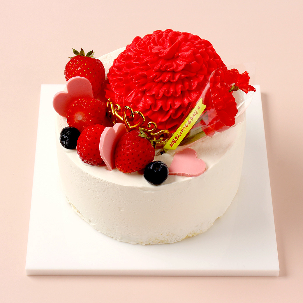 カーネーションケーキ 4号 （スイーツSaccho） | Cake.jp