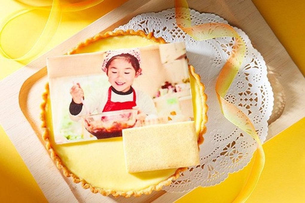 写真ケーキ 贅沢チーズタルト 6号 18cm 1