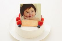 低糖質ケーキ 写真ケーキ 生クリームデコレーション 4号 12cm  2