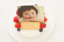 低糖質ケーキ 写真ケーキ 生クリームデコレーション 4号 12cm  3