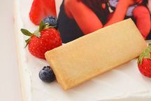 低糖質ケーキ 写真ケーキ レアチーズ 13.5×11cm 4.5号  6