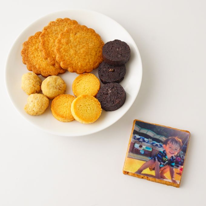 グルテンフリー！低糖質クッキー缶 オリジナル写真クッキー 焼菓子