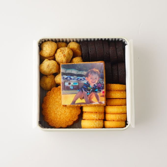 グルテンフリー！低糖質クッキー缶 オリジナル写真クッキー 焼菓子 5