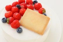 糖質制限 低糖質ケーキ 生クリームデコレーション  4号 12cm  4