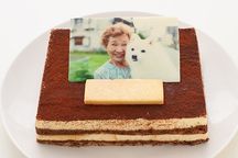 低糖質ケーキ 写真ケーキ ティラミス 13.5×11cm 4.5号  2