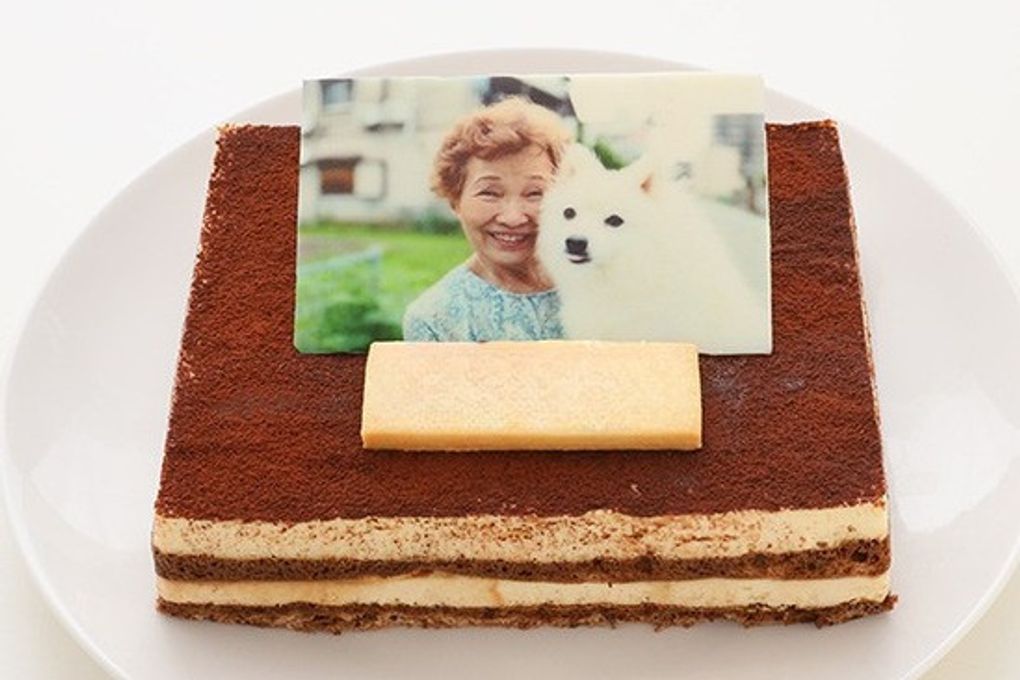 低糖質ケーキ 写真ケーキ ティラミス 13.5×11cm 4.5号  2
