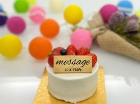 無添加 生デコ 2人用 デコレーション 3号 9cm