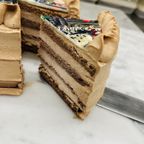 写真ケーキフリル絞りチョコ 4号 12cm 6